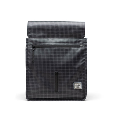Grid Siyah Herschel City Suya Dayanıklı Sırt Çantası