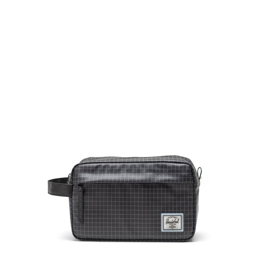 Grid Siyah Herschel Chapter Suya Dayanıklı El Çantası