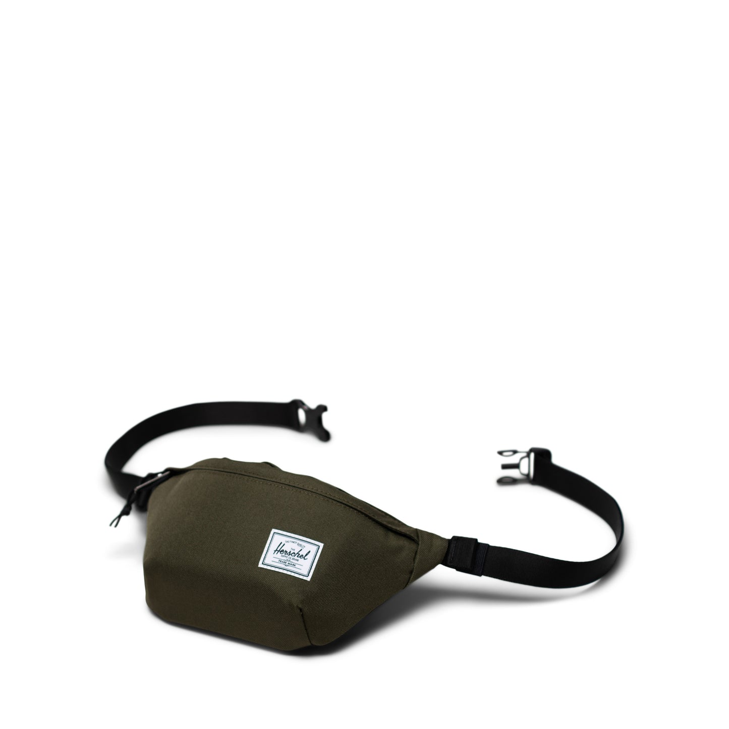 Haki Herschel Classic Fermuarlı Ayarlanabilir Bel Çantası
