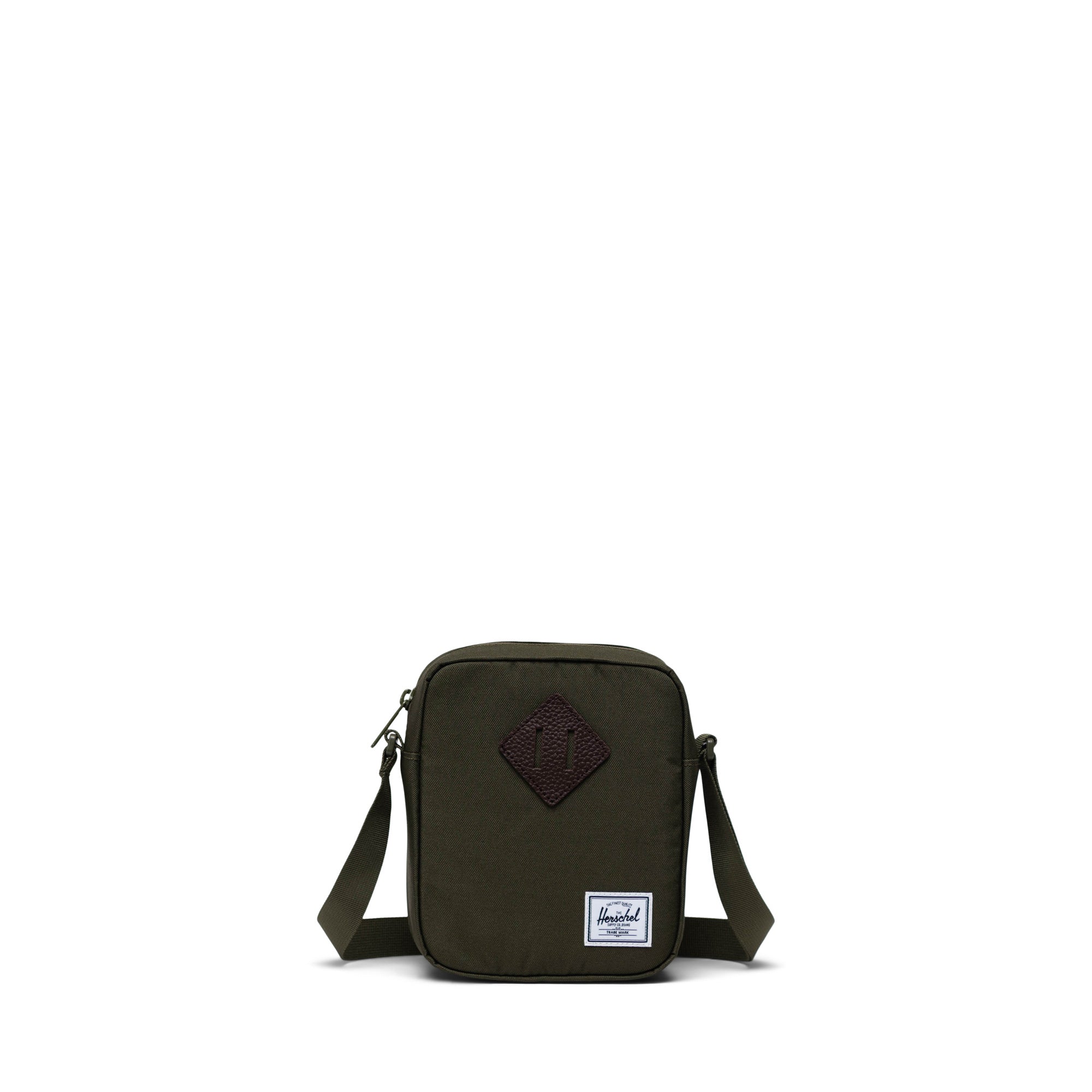 Haki Herschel Heritage Su İtici Kumaş Çapraz Çanta, 2.5 L