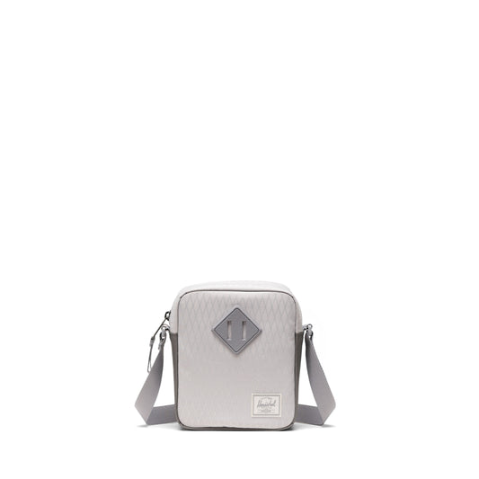 Elmas Dokulu Gri Herschel Heritage Su İtici Kumaş Çapraz Çanta, 2.5 L