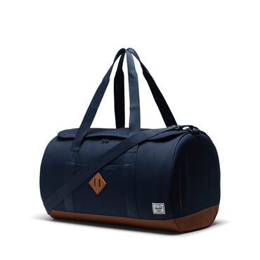 Lacivert - Taba Herschel Heritage Duffle Su İtici Kumaş Seyahat ve Spor Çantası, 40 L