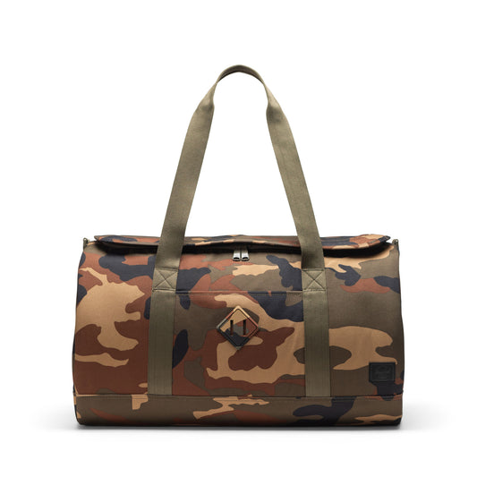 Kamuflaj - Siyah Herschel Heritage Duffle Su İtici Kumaş Seyahat ve Spor Çantası, 40 L