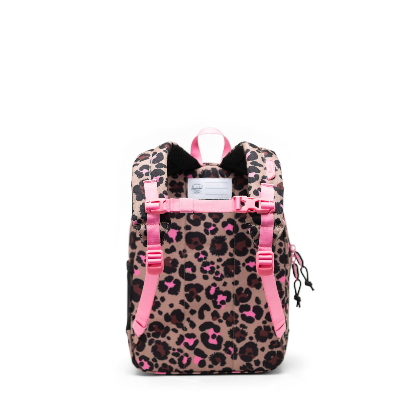 Pembe Leopar Herschel Heritage Çocuk Su İtici Kumaş Sırt Çantası, 15 L