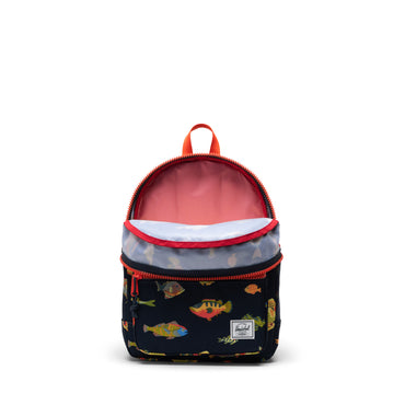 Balık Desen Lacivert Herschel Heritage Çocuk Su İtici Kumaş Sırt Çantası, 15 L
