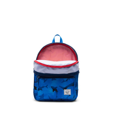 Sharks Mavi Herschel Heritage Çocuk Su İtici Kumaş Sırt Çantası, 15 L