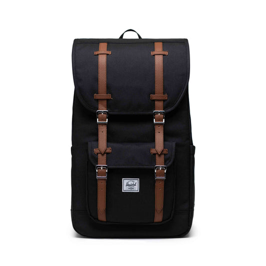 Siyah Herschel Little America Su İtici Kumaş Sırt Çantası, 16" Laptop Uyumlu, 30 L