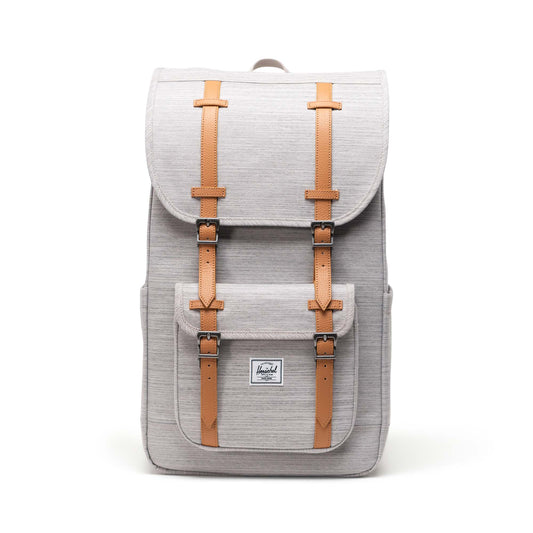 Kırçıllı Açık Gri Herschel Little America Su İtici Kumaş Sırt Çantası, 16" Laptop Uyumlu, 30 L