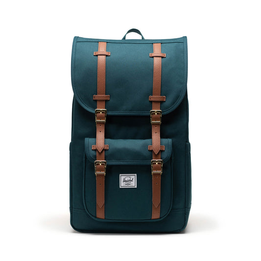 Petrol Mavisi Herschel Little America Su İtici Kumaş Sırt Çantası, 16" Laptop Uyumlu, 30 L
