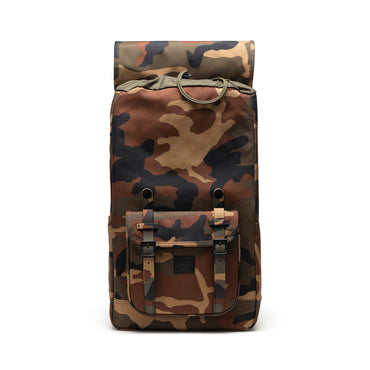 Kamuflaj - Siyah Herschel Little America Su İtici Kumaş Sırt Çantası, 16" Laptop Uyumlu, 30 L