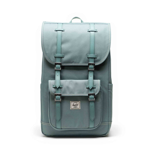 Pastel Adaçayı Herschel Little America Su İtici Kumaş Sırt Çantası, 16" Laptop Uyumlu, 30 L
