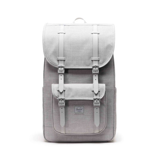 Kırçıllı Keten Gri Herschel Little America Su İtici Kumaş Sırt Çantası, 16" Laptop Uyumlu, 30 L