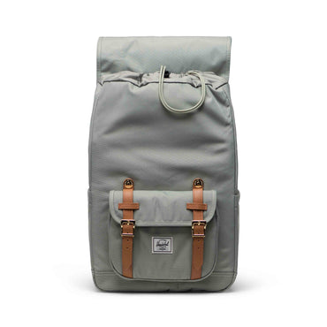 Puslu Yeşil Herschel Little America Orta Boy Su İtici Kumaş Sırt Çantası, 16" Laptop Uyumlu, 21 L