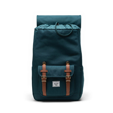 Petrol Mavisi Herschel Little America Orta Boy Su İtici Kumaş Sırt Çantası, 16" Laptop Uyumlu, 21 L