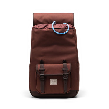 Koyu Kahve Herschel Little America Orta Boy Su İtici Kumaş Sırt Çantası, 16" Laptop Uyumlu, 21 L
