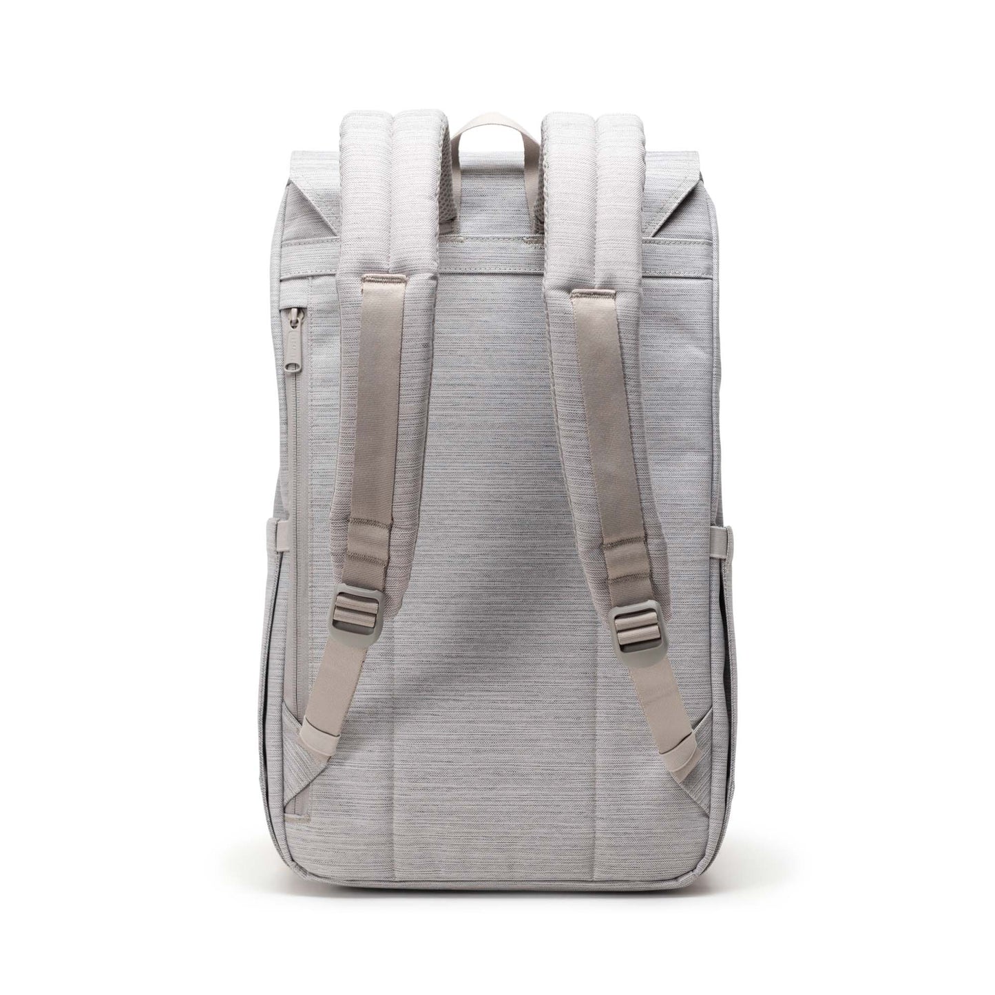 Kırçıllı Açık Gri Herschel Retreat Su İtici Kumaş 16" Laptop Uyumlu Mıknatıslı Kapama Sırt Çantası, 23 L