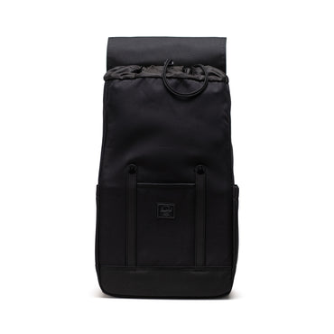 Siyah Tonal Herschel Retreat Su İtici Kumaş 16" Laptop Uyumlu Mıknatıslı Kapama Sırt Çantası, 23 L