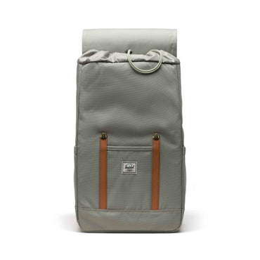 Puslu Yeşil Herschel Retreat Su İtici Kumaş 16" Laptop Uyumlu Mıknatıslı Kapama Sırt Çantası, 23 L