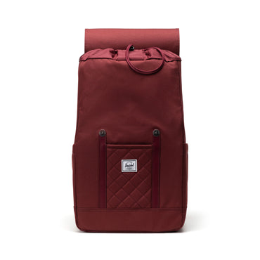 Mürdüm Kapitone Herschel Retreat Su İtici Kumaş 16" Laptop Uyumlu Mıknatıslı Kapama Sırt Çantası, 23 L