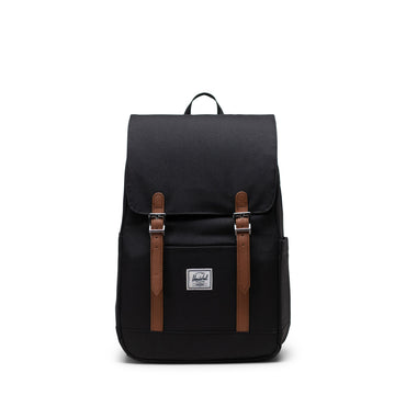 Siyah Herschel Retreat Küçük Boy Su İtici Kumaş Sırt Çantası, 14" Laptop Uyumlu, 17 L