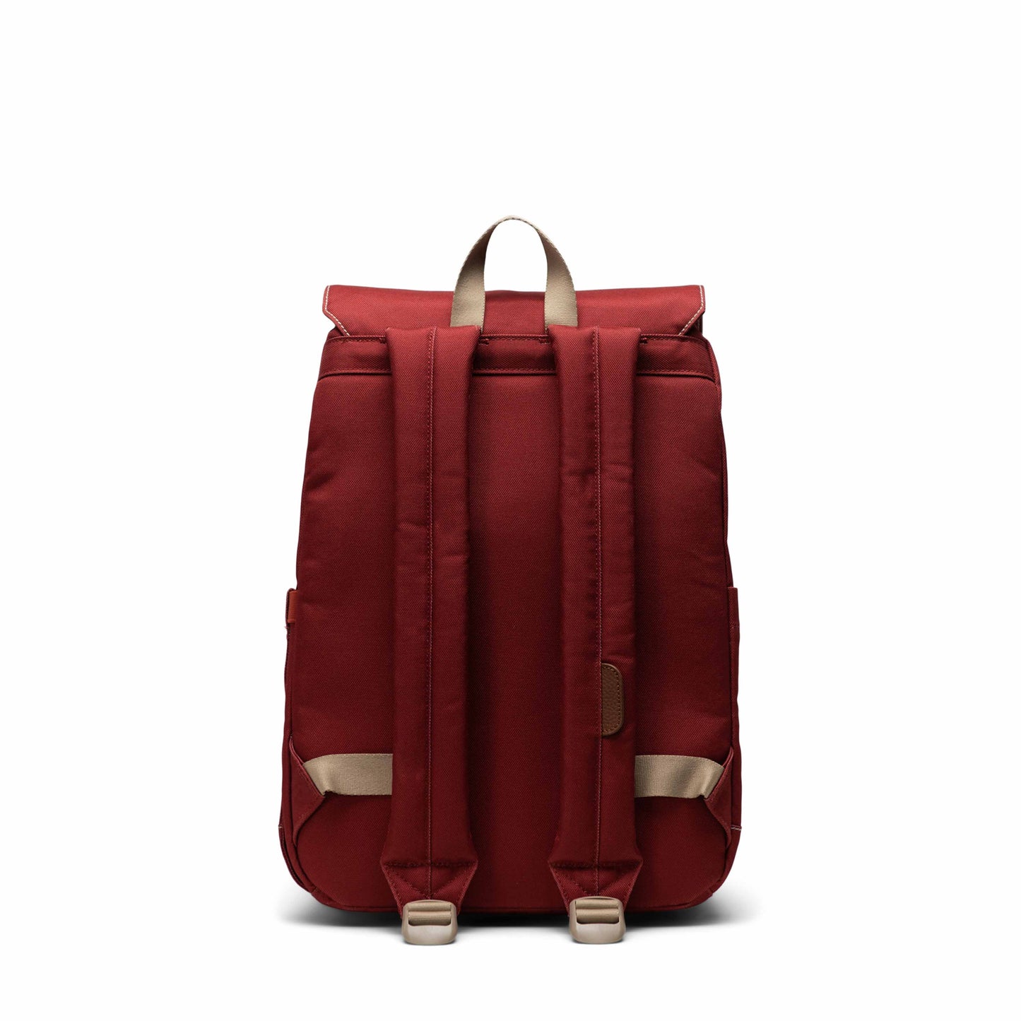 Kiremit - Beyaz Dikişli Herschel Retreat Küçük Boy Su İtici Kumaş Sırt Çantası, 14" Laptop Uyumlu, 17 L
