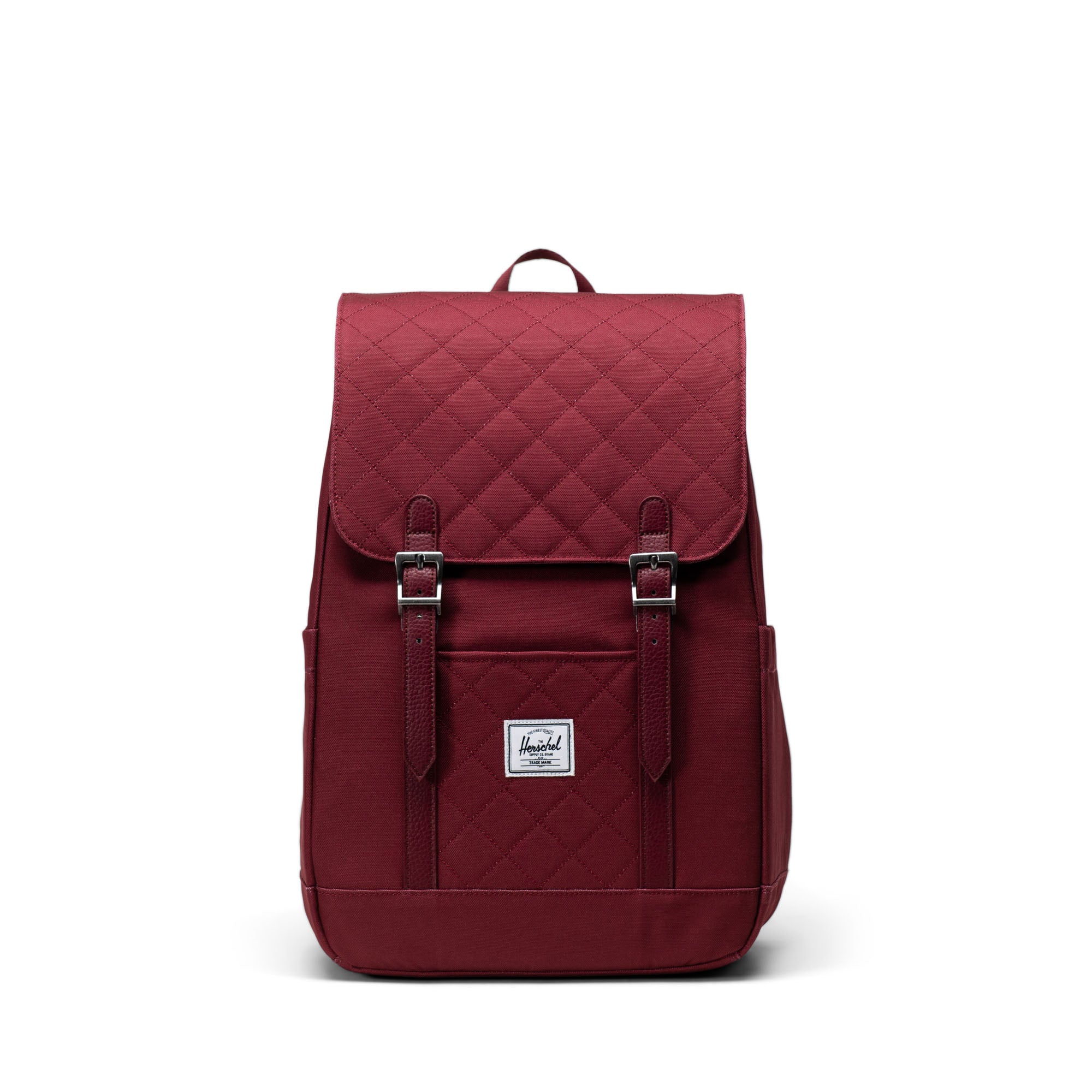 Mürdüm Kapitone Herschel Retreat Küçük Boy Su İtici Kumaş Sırt Çantası, 14" Laptop Uyumlu, 17 L