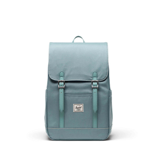 Pastel Adaçayı Herschel Retreat Küçük Boy Su İtici Kumaş Sırt Çantası, 14" Laptop Uyumlu, 17 L