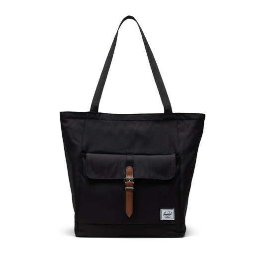 Siyah Herschel Retreat Tote Omuz Çantası Su İtici Kumaş Omuz Çantası, 20 L