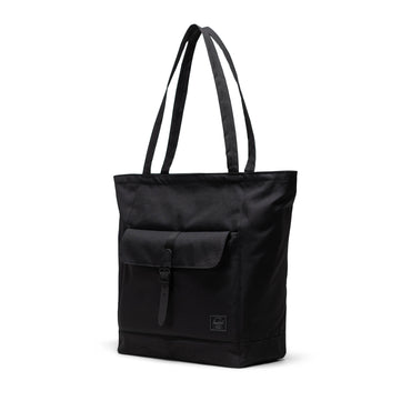 Siyah Tonal Herschel Retreat Tote Omuz Çantası Su İtici Kumaş Omuz Çantası, 20 L