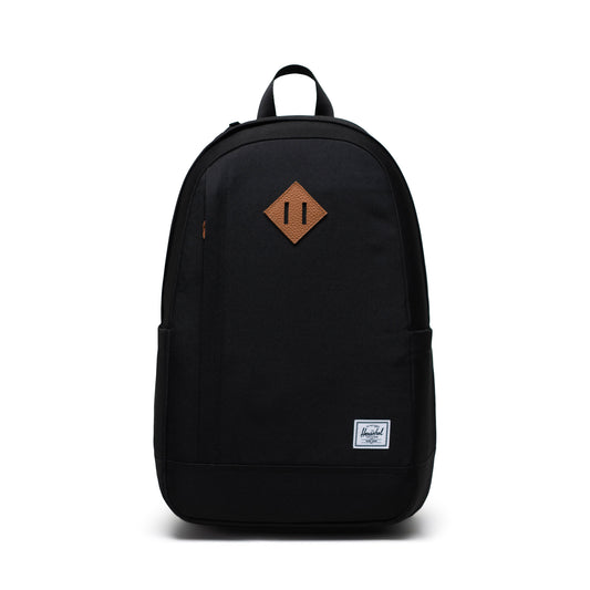 Siyah Herschel Seymour Su İtici Kumaş Sırt Çantası, 16" Laptop Uyumlu, 26 L