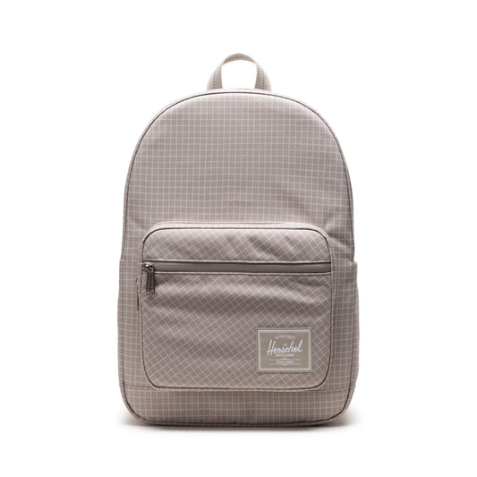 Grid Gri Herschel Pop Quiz Su İtici Kumaş Sırt Çantası, 16" Laptop Uyumlu, 25 L