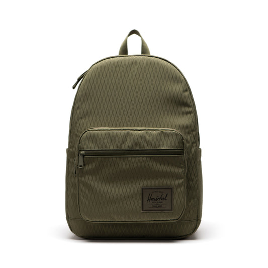 Elmas Dokulu Haki Herschel Pop Quiz Su İtici Kumaş Sırt Çantası, 16" Laptop Uyumlu, 25 L