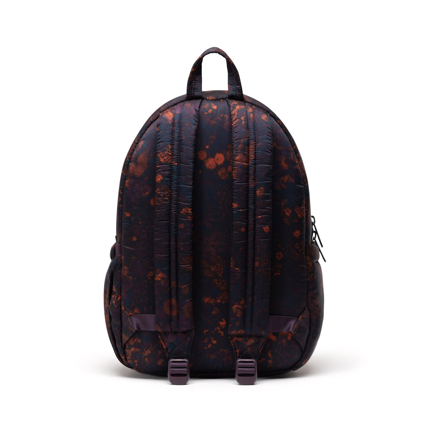 Çiçekli Koyu Lacivert Herschel Settlement Su İtici Kumaş Kapitone Sırt Çantası, 16" Laptop Uyumlu, 18 L