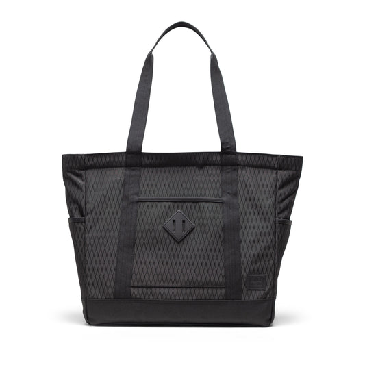 Elmas Dokulu Siyah Herschel Heritage Tote Omuz Çantası Omuz Çantası