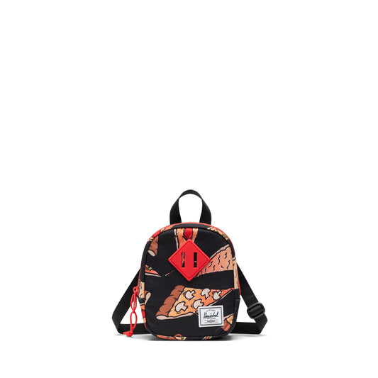 Pizza Desenli Herschel Heritage Çocuk Çapraz Çanta