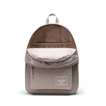 Grid Gri Herschel Classic Su İtici Kumaş Sırt Çantası, 14" Laptop Uyumlu, 26 L