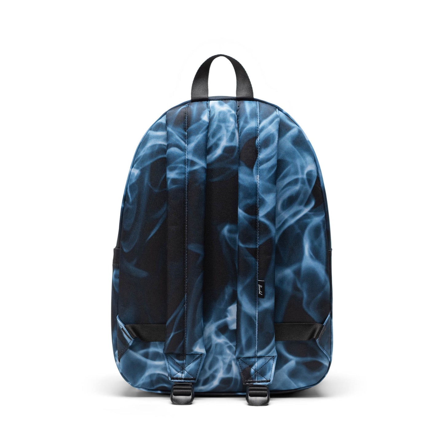 Siyahlı Mavi Alev Herschel Classic Su İtici Kumaş Sırt Çantası, 14" Laptop Uyumlu, 26 L