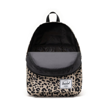 Leopar Siyah - Beyaz Herschel Classic XL Su İtici Kumaş Büyük Boy Sırt Çantası, 30 L