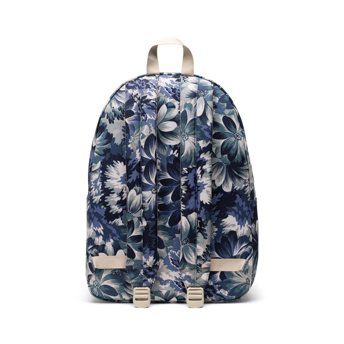Çiçekli Lacivert - Siyah Herschel Classic XL Su İtici Kumaş Büyük Boy Sırt Çantası, 30 L