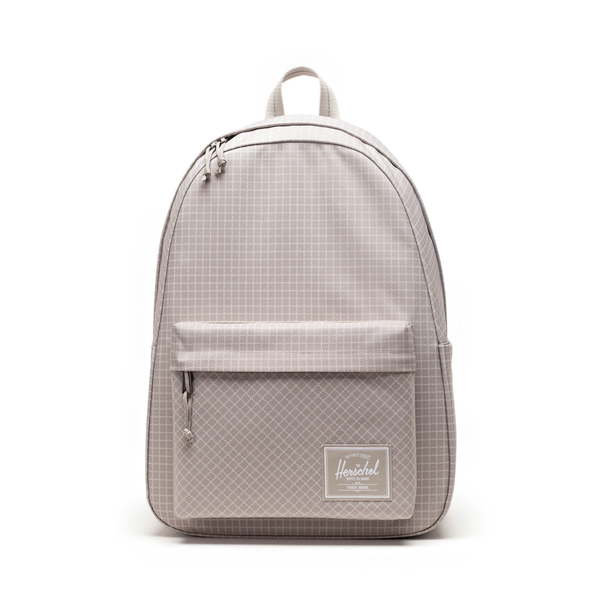 Grid Gri Herschel Classic XL Su İtici Kumaş Büyük Boy Sırt Çantası, 30 L