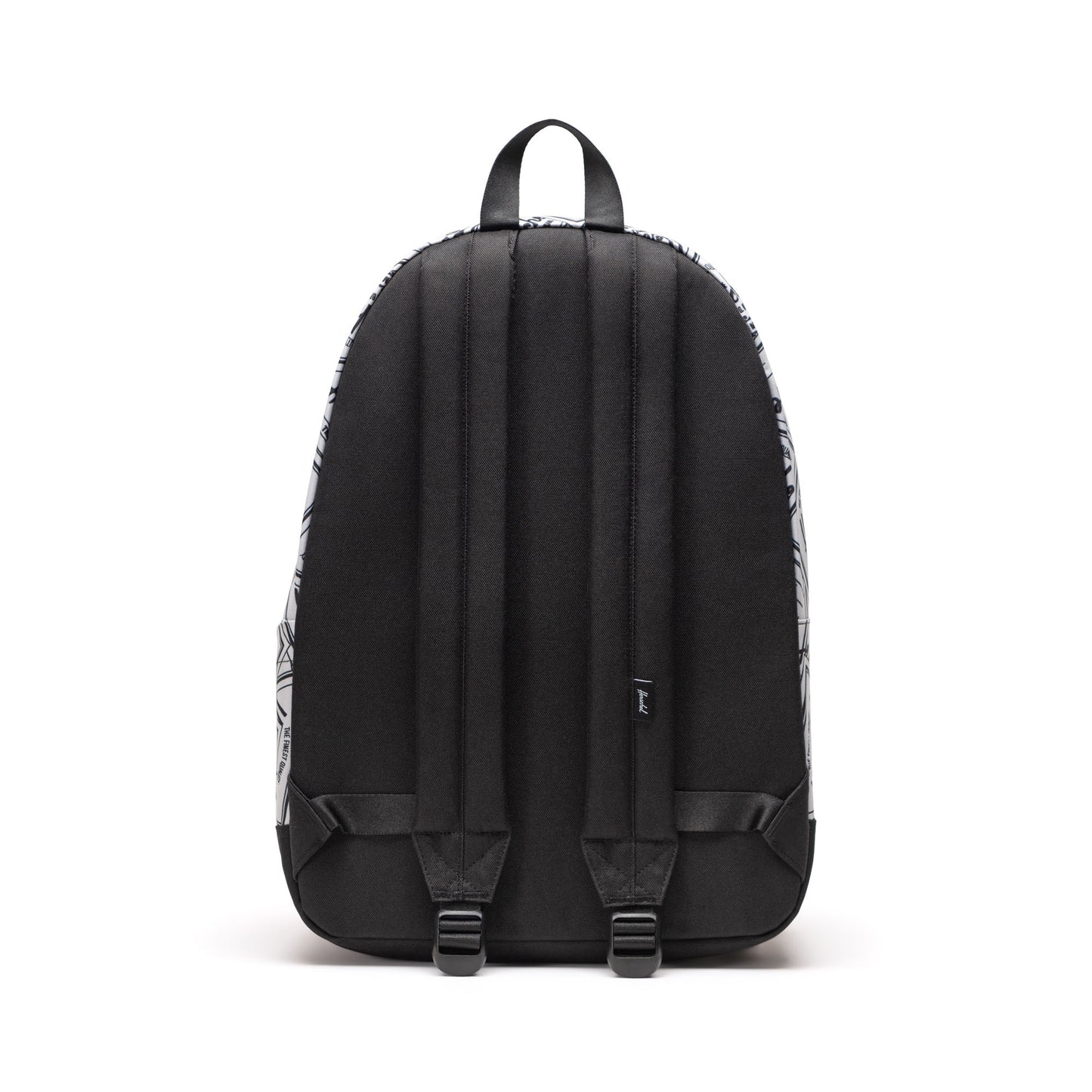Sticker Siyah - Beyaz Herschel Classic XL Su İtici Kumaş Büyük Boy Sırt Çantası, 30 L