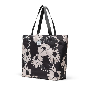 Papatya Siyah - Beyaz Herschel Classic Tote Omuz Çantası |Su İtici Kumaş Omuz Çantası, 19 L