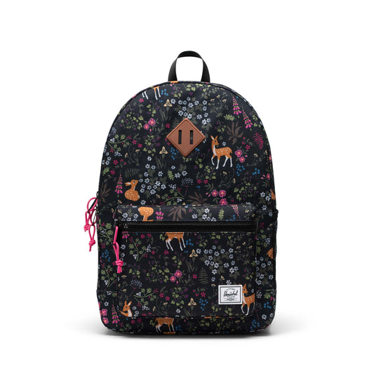 Çiçekli - Lacivert Herschel Heritage™ Genç | Su İtici Kumaş Sırt Çantası, 14" Laptop Uyumlu, 26 L