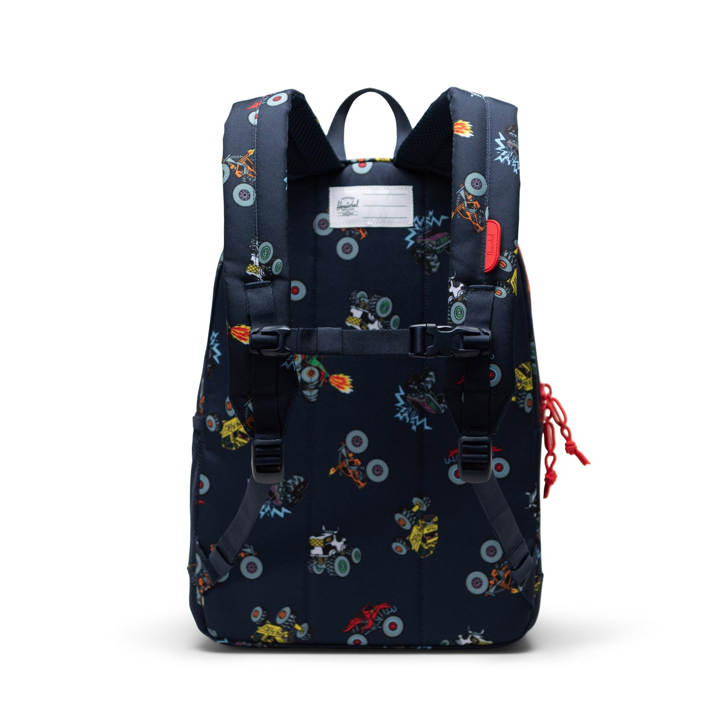 Lacivert - Monster Trucks Herschel Heritage Genç Su İtici Kumaş Sırt Çantası, 14" Laptop Uyumlu, 26 L