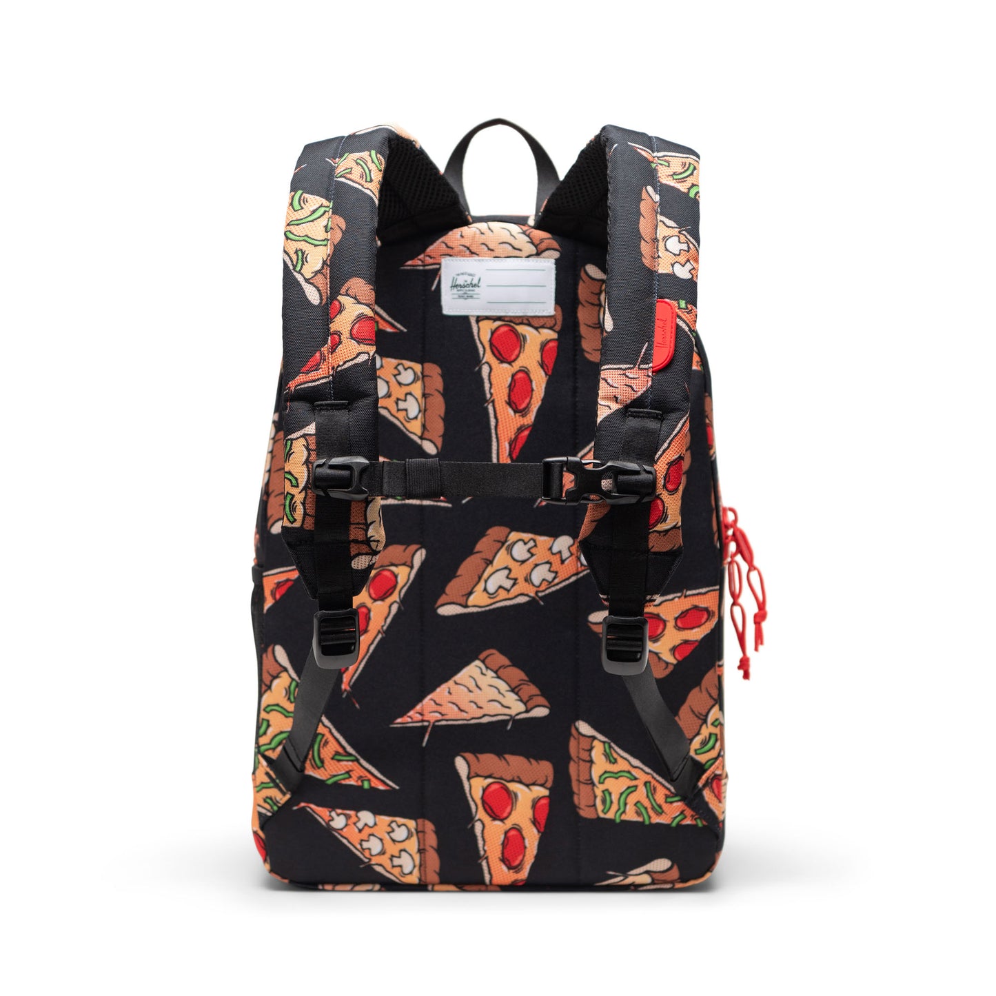 Pizza Desenli Herschel Heritage Genç Su İtici Kumaş Sırt Çantası, 14" Laptop Uyumlu, 26 L