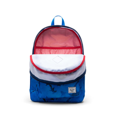Sharks Mavi Herschel Heritage Genç Su İtici Kumaş Sırt Çantası, 14" Laptop Uyumlu, 26 L