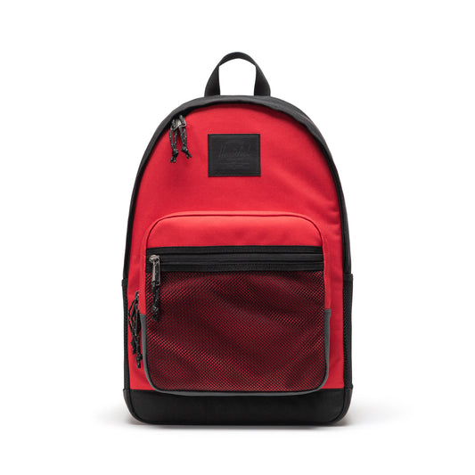 Koyu Kırmızı - Siyah Herschel Kaine Su İtici Kumaş Sırt Çantası, 16" Laptop Uyumlu, 28 L