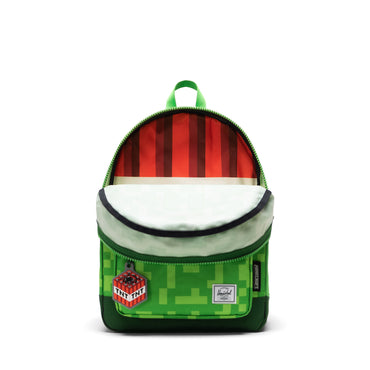 Herschel x Minecraft Heritage™ Çocuk | Su İtici Kumaş Okul Sırt Çantası, 3- 7 Yaş, 20 L