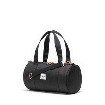 Siyah Herschel Sutton Mini Duffle Su İtici Kumaş Küçük Seyahat ve Spor Çantası, 7 L