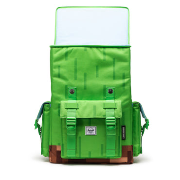 Herschel Minecraft Little America™ Cube | Su İtici Kumaş Sırt Çantası, 16" Laptop Uyumlu, 29 L